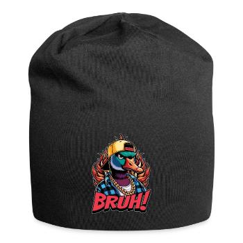 Mallard Duck Bruh Water Bird Duck Hunter Waterfowl - Jersey Beanie - black - Front