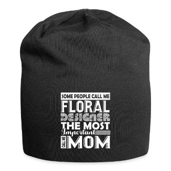 Floral Designer Floral Designer Mom - Jersey Beanie - black - Front