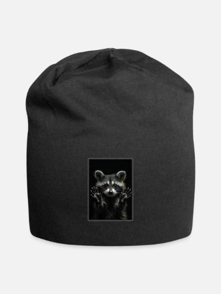 Waschbären Waschbär - Jersey-Beanie - Schwarz