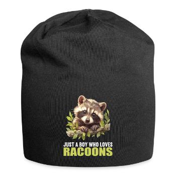 Ratons laveurs Raton laveur - Bonnet en jersey - noir - Devant