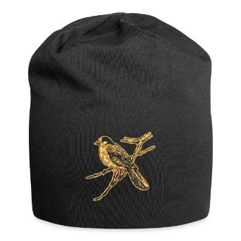 Goldfinch Geometric - Jersey Beanie - black - Front