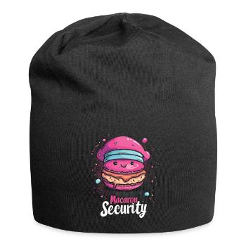 Macaron lovers Macaron Baker - Jersey Beanie - black - Front