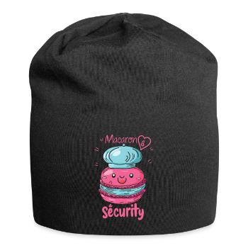 Macaron lovers Macaron Baker - Jersey Beanie - black - Front