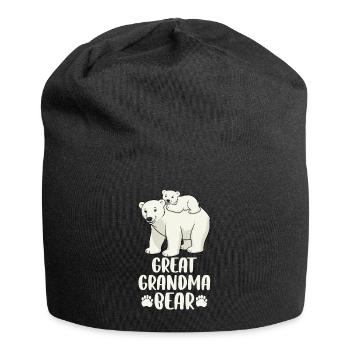 Great Grandma Bear - Jersey Beanie - black - Front