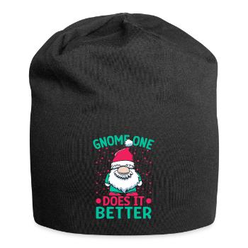 Garden Gnome Costume Gnome One Does It Better - Jersey-Beanie - Schwarz - Vorne