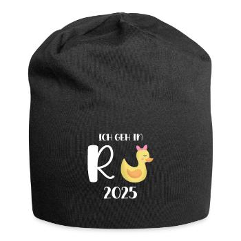 Canard Pension 2025 Pension Retraite Grand-père Mamie Retraité - Bonnet en jersey - noir - Devant