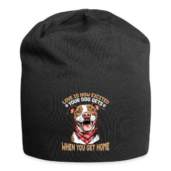 Propriétaire de chien Pitbull Terrier - Bonnet en jersey - noir - Devant
