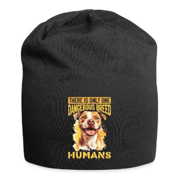 Propriétaire de chien Pitbull Terrier - Bonnet en jersey - noir - Devant
