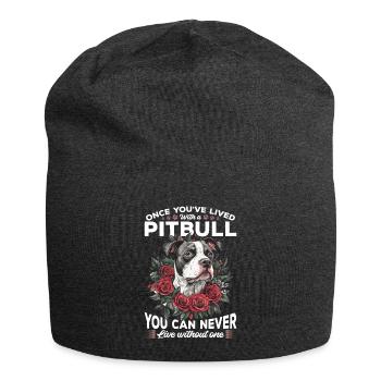 Propriétaire de chien Pitbull Terrier - Bonnet en jersey - charbon - Devant