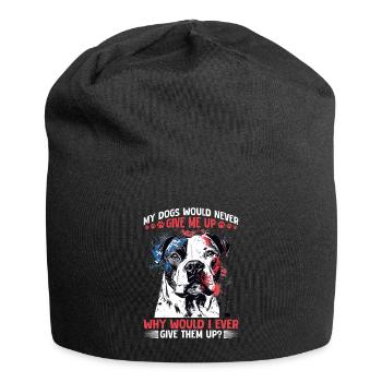 Propriétaire de chien Pitbull Terrier - Bonnet en jersey - noir - Devant