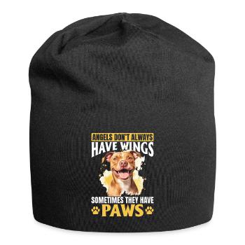 Propriétaire de chien Pitbull Terrier - Bonnet en jersey - noir - Devant