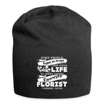 Florist Proud Florist Parent - Jersey Beanie - black - Front