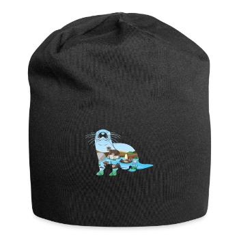 Otter River - Jersey Beanie - black - Front