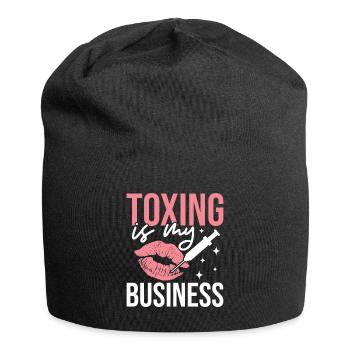 Cosmetic Nurse Toxing Is My Business - Jersey Beanie - black - Front