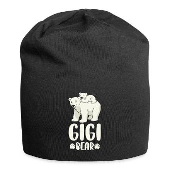 Gigi Bear - Jersey Beanie - black - Front