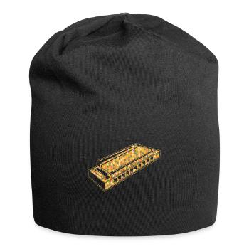 Harmonica Geometric - Jersey Beanie - black - Front