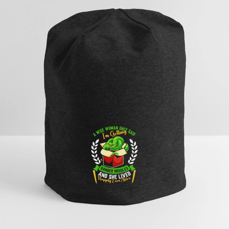 Green Tree Python Jersey Beanie