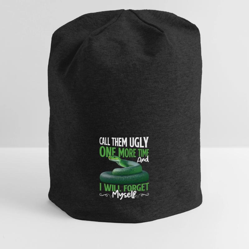 Green Tree Python Jersey Beanie