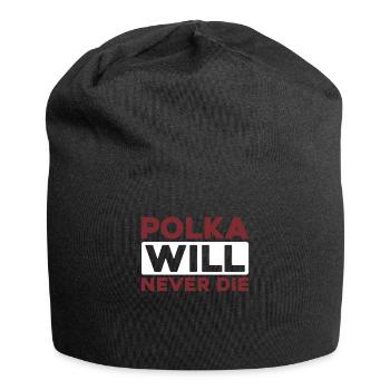 Akkordeon - Jersey-Beanie - Schwarz - Vorne