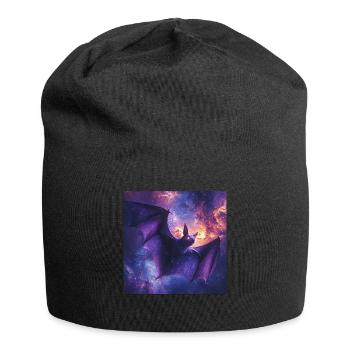 Schläger - Jersey-Beanie - Schwarz - Vorne