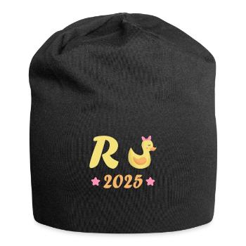 Canard Pension 2025 Pension Retraite Grand-père Mamie Retraité - Bonnet en jersey - noir - Devant