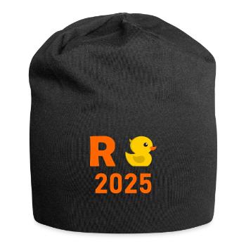 Ente Rente 2025 Pension Ruhestand Opa Oma Rentner - Jersey-Beanie - Schwarz - Vorne