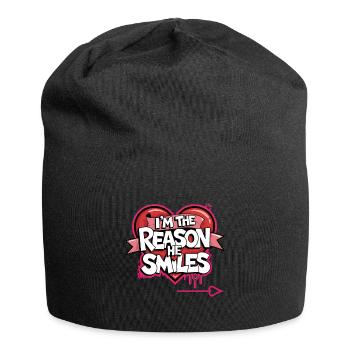 Partner zum Valentinstag fürn Schatz Liebe - Jersey-Beanie - Schwarz - Vorne