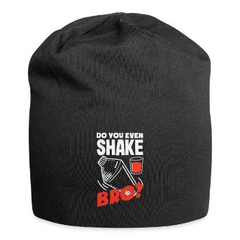 Lustiger Barkeeper Spruch Barkeeper Geschenk - Jersey-Beanie - Schwarz - Vorne