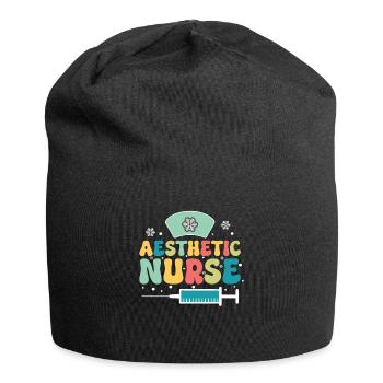 Ästhetische Krankenschwester Ich Bin Kein - Jersey-Beanie - Schwarz - Vorne