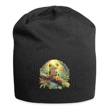 Frog Frogs - Jersey Beanie - black - Front