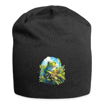 Frog Frogs - Jersey Beanie - black - Front