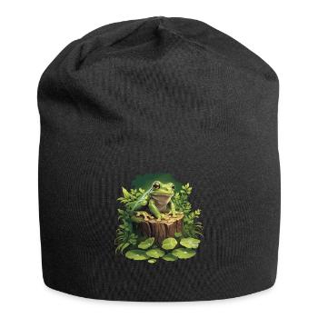 Frog Frogs - Jersey Beanie - black - Front