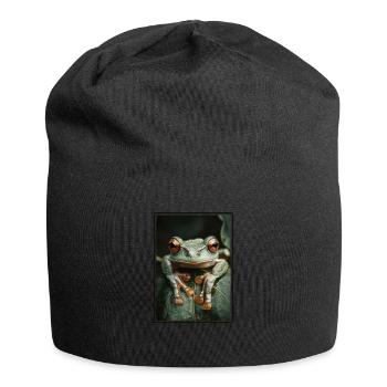 Frog Frogs - Jersey Beanie - black - Front