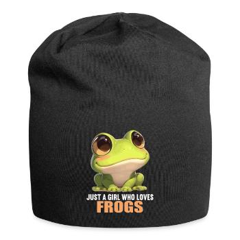 Frog Frogs - Jersey Beanie - black - Front