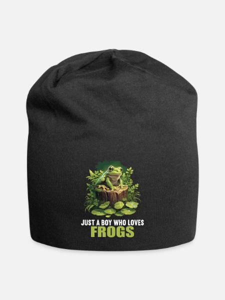 Grenouilles Grenouilles - Bonnet en jersey - noir