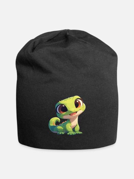 Geckos Gecko - Bonnet en jersey - noir