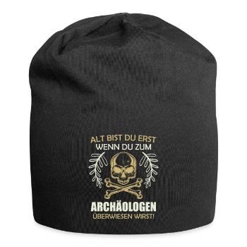 Opi DU BIST ERST ALT WENN DU EINEN ARCHEÄOLOGEN - Jersey-Beanie - Schwarz - Vorne