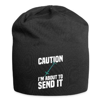 Pogo-stick Attention, I'll send it right away - Jersey Beanie - black - Front