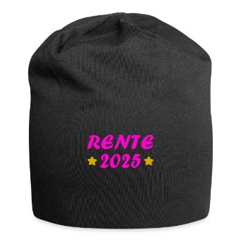 Pension 2025 Cadeau Pension 2025 Retraite Papy Mamie - Bonnet en jersey - noir - Devant