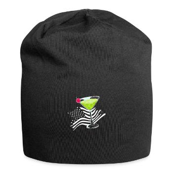 Funny Bartender Saying Bartender Gift - Jersey Beanie - black - Front