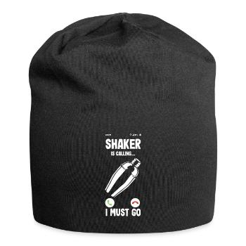 Lustiger Barkeeper Spruch Barkeeper Geschenk - Jersey-Beanie - Schwarz - Vorne