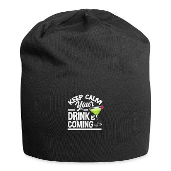 Lustiger Barkeeper Spruch Barkeeper Geschenk - Jersey-Beanie - Schwarz - Vorne