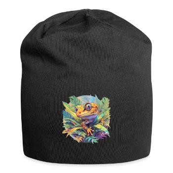 Geckos Geckos - Bonnet en jersey - noir - Devant
