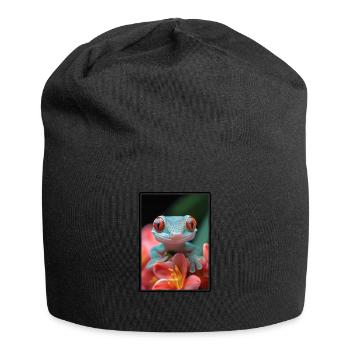 Geckos Geckos - Bonnet en jersey - noir - Devant