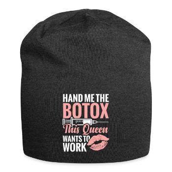 Cosmetic Nurse: Give Me This - Jersey Beanie - charcoal grey - Front