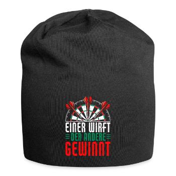 Fléchettes Jeu de fléchettes Jeu de fléchettes Jeu de fléchettes - Bonnet en jersey - noir - Devant