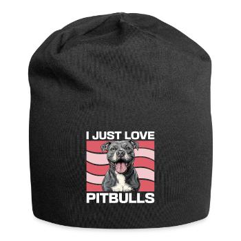 Propriétaire de chien Pitbull Terrier - Bonnet en jersey - noir - Devant