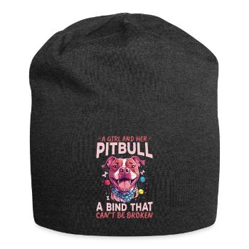 Propriétaire de chien Pitbull Terrier - Bonnet en jersey - charbon - Devant