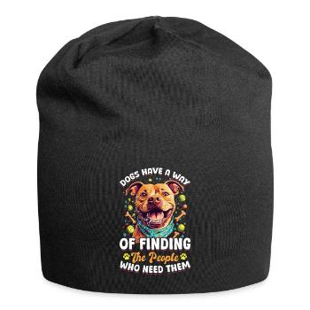 Propriétaire de chien Pitbull Terrier - Bonnet en jersey - noir - Devant