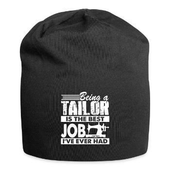 Tailor Is The Best Job - Jersey Beanie - black - Front